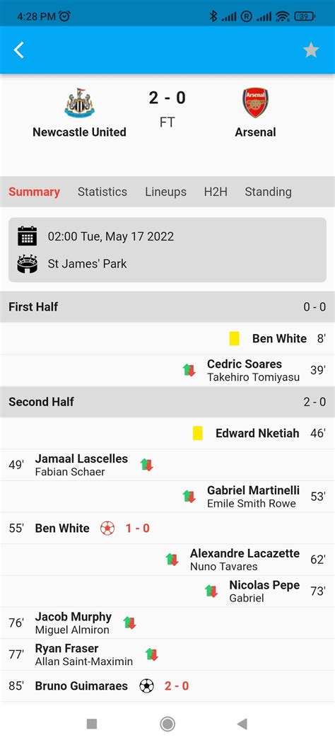 LIVESCORE 18 🛵 Livescore Football Football Score Soccer Result