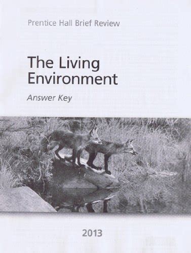 Living Environment Prentice Hall Answer Keys