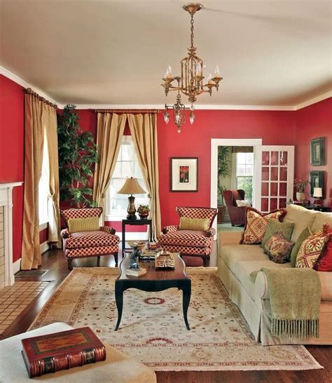 Living Room Decorating Ideas Red