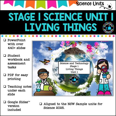 living things unit work stage 2
