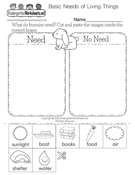 Living Things Worksheet Kindergarten   Basic Needs Of Living Things Worksheet For Kindergarten - Living Things Worksheet Kindergarten