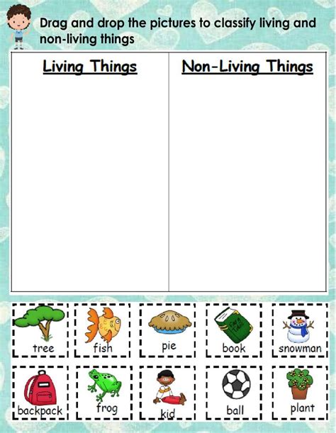 Living Vs Nonliving Things Interactive And Printable Sorting Is It Living Worksheet - Is It Living Worksheet