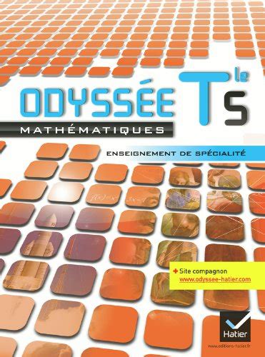 Livre De Maths Odyssee Terminale S