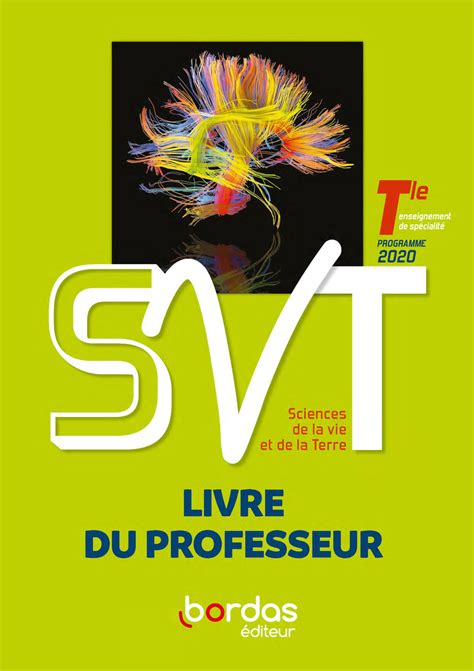 livre professeur svt terminale s belin