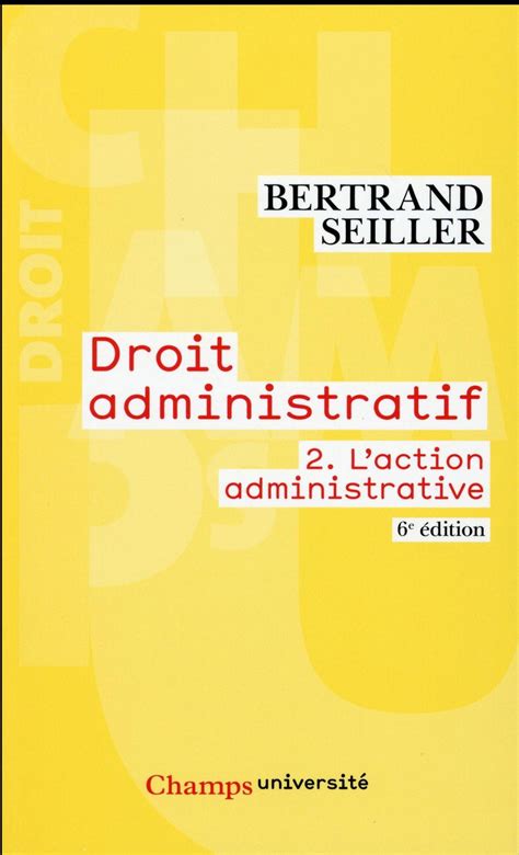 Download Livre Droit Administratif Bertrand Seiller 