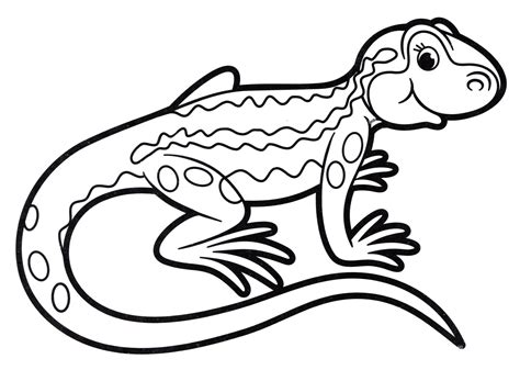 Lizard Coloring Pages 100 Free Printables Lizard Coloring Pages Printable - Lizard Coloring Pages Printable