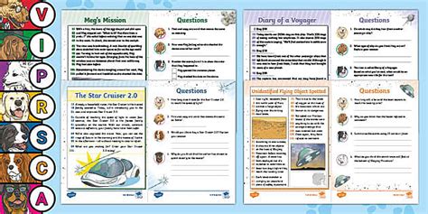 Lks2 60 Second Reads Sci Fi Stories Activity Science Fiction Worksheets - Science Fiction Worksheets
