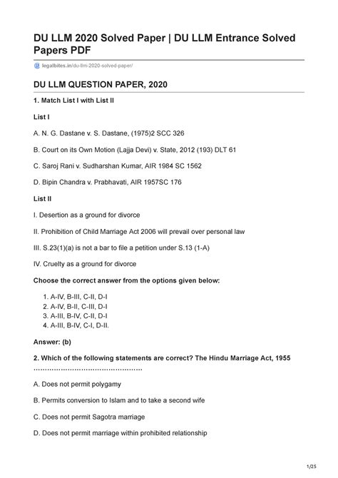 Full Download Llm Entrance Test Sample Papers File Type Pdf 