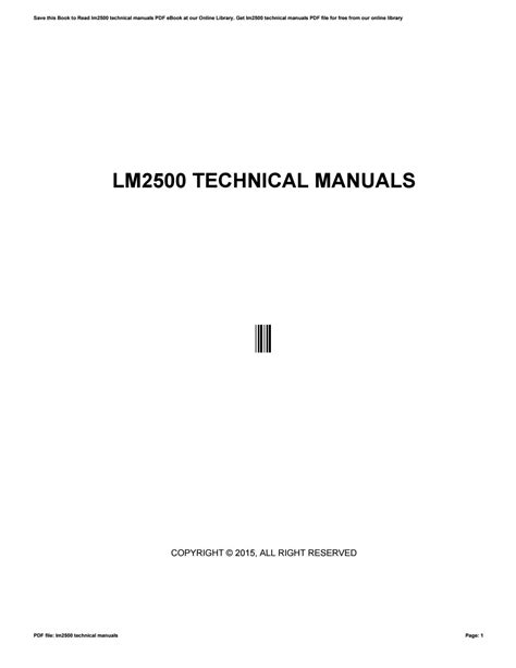 Full Download Lm2500 Technical Manuals 