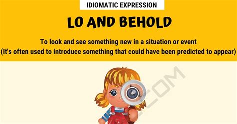 Lo And Behold Define