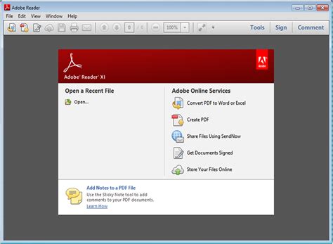 load Adobe Acrobat software 