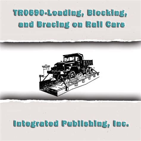 loading blocking and bracing on rail cars