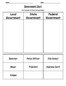 Local Amp State Government Social Studies Worksheets And State And Local Government Worksheet - State And Local Government Worksheet