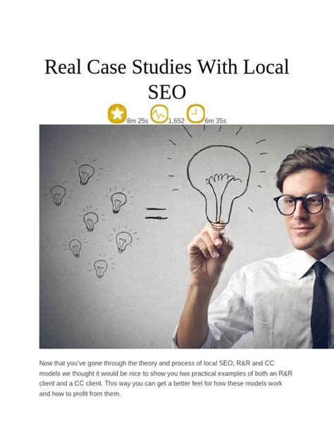 Local Seo Case Studies
