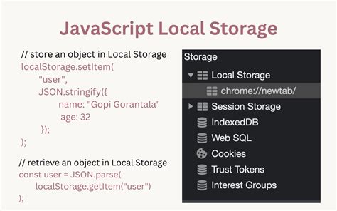 Localstorage Data Types