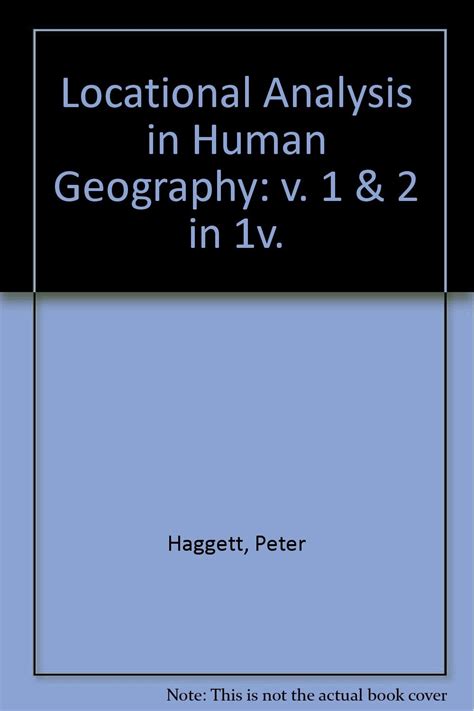 Locational Analysis In Human Geography