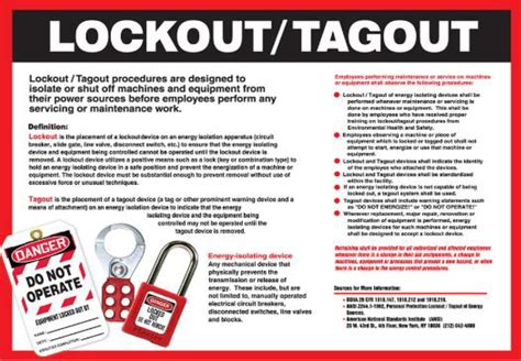 Lock Out Procedure For Roller