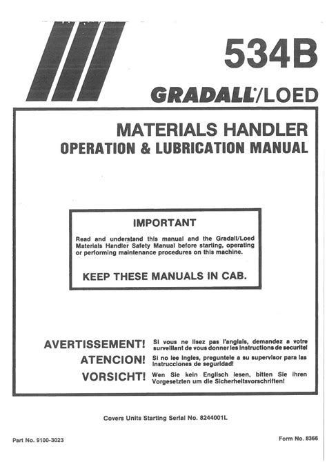 Loed 534 Manual