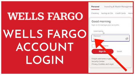 log in to my wells fargo accounts online