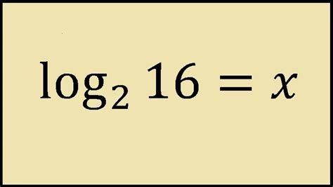 Log2 16
