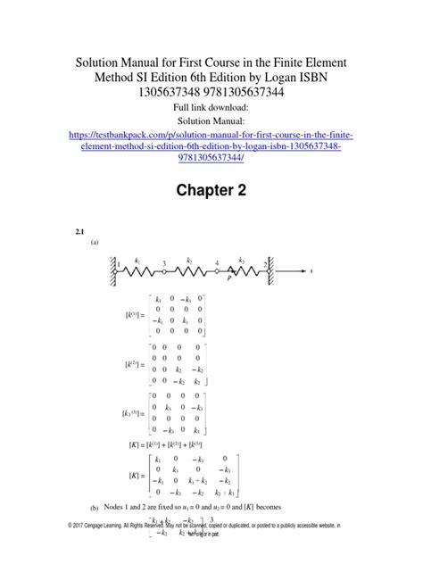Logan Fem Solution Manual