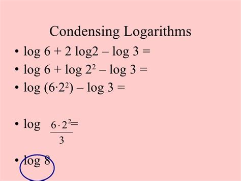 Logarithm Condense Calculator   How Do You Condense Logarithmic Expressions Purplemath - Logarithm Condense Calculator