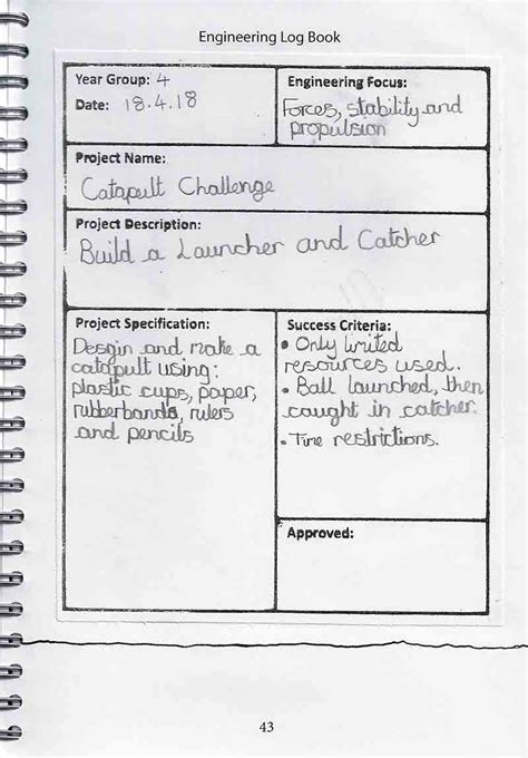 logbook for civil engineering