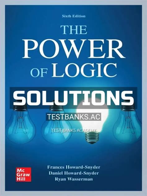 logic 6th edition solutions