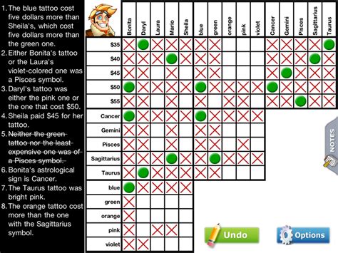 Logic Puzzles Baron