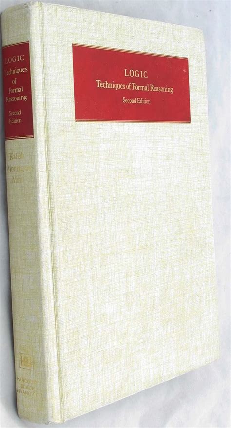 Logic Techniques Of Formal Reasoning Second Edition Pdf