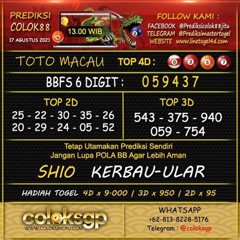 LOGIKA4D TOGEL macau part 3 jam 19:00