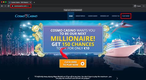login cosmo casino belgium