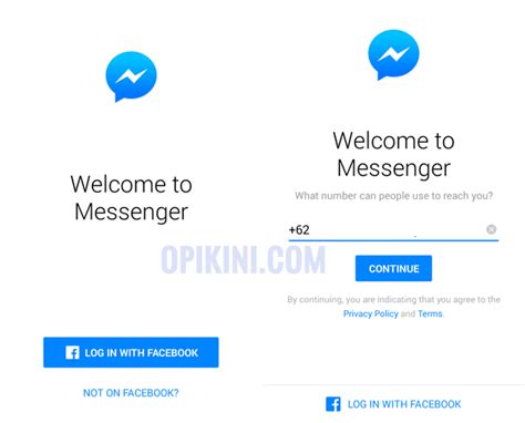 login messenger tanpa akun facebook