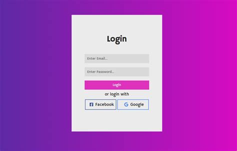 login page html5 css3 tabs