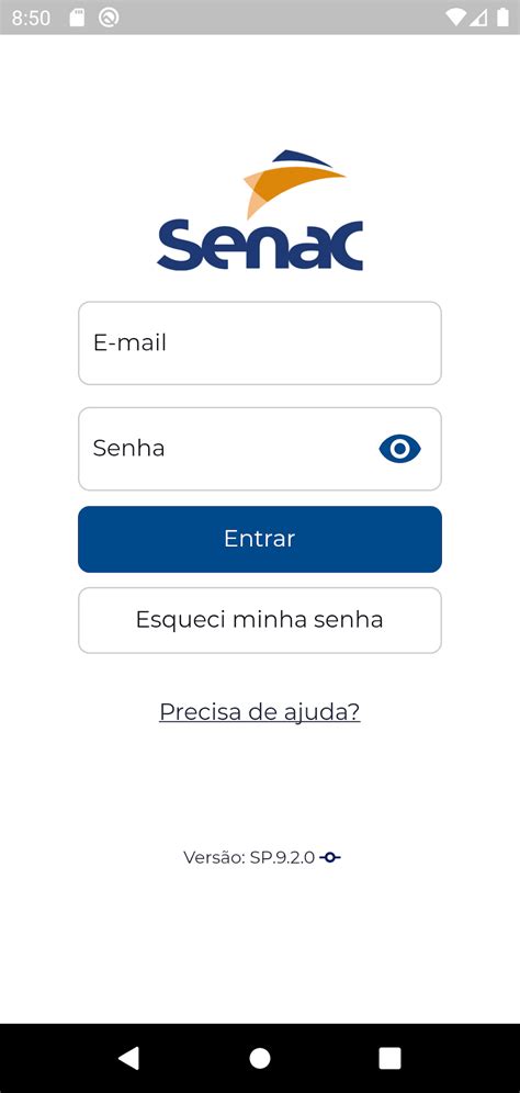 Login Senac Sp