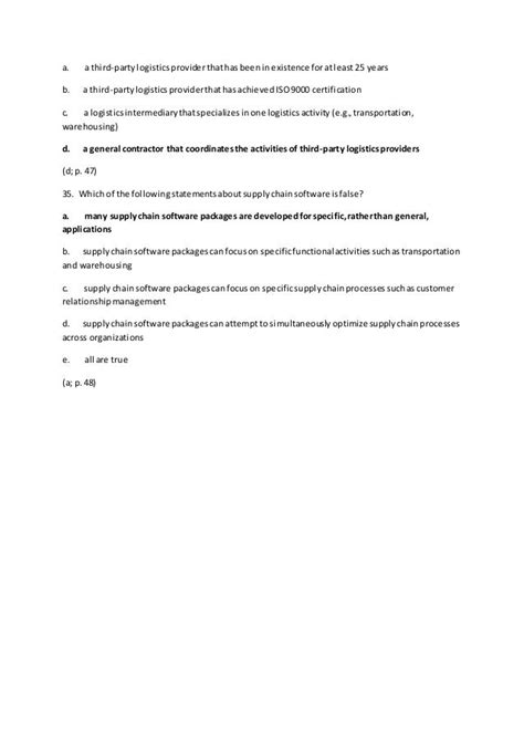 Read Logistics Exam Questions And Answers 
