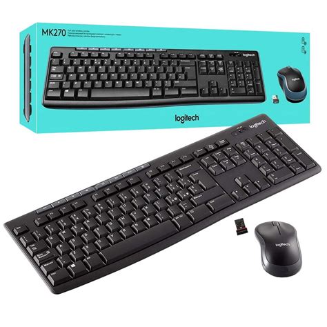 Logitech Mk270 Wireless Combo Keyboard And Mouse Set - Link Metro77