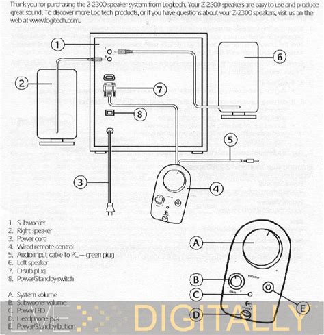 logitech z623 schematic diagram