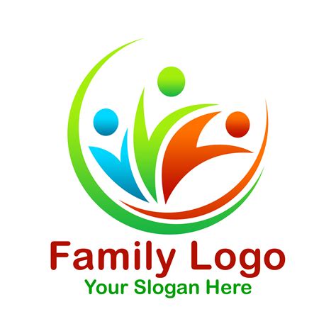 Logo Family Keren  Family Logo Vector Images Over 100 000 Vectorstock - Logo Family Keren