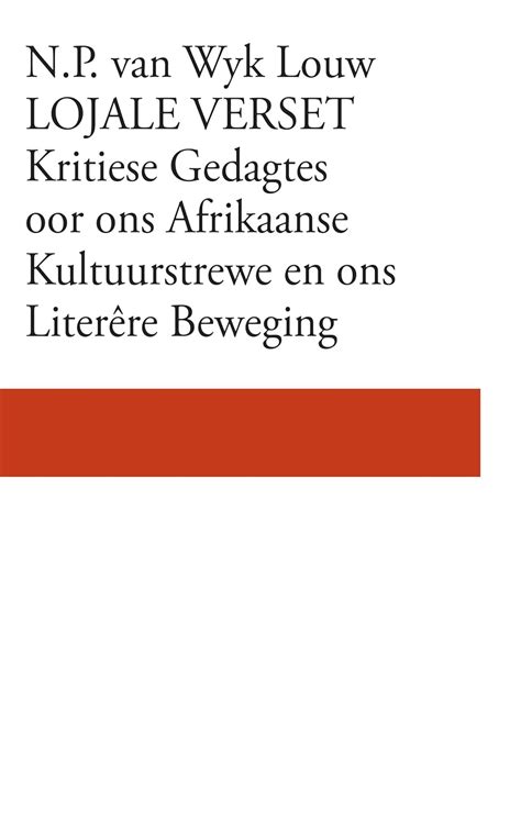 lojale verset afrikaans edition