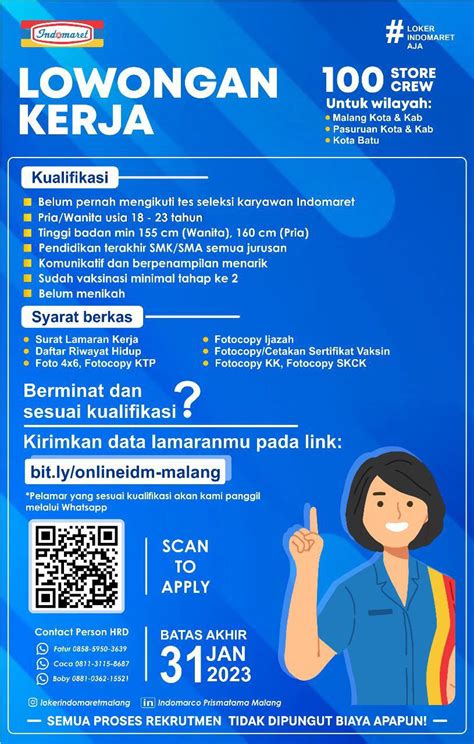 LOKER INDOMARET - Loker INDOMARET - (Politeknik Negeri Samarinda