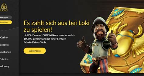 loki casino bonus ohne einzahlung Online Casino spielen in Deutschland