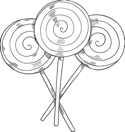 Lollipops Coloring Page Free Printable Coloring Pages Lollipop Picture To Color - Lollipop Picture To Color