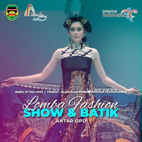 Lomba Fashion Show Baju Batik Has Ciamis Kader Model Baju Batik Kader Posyandu - Model Baju Batik Kader Posyandu
