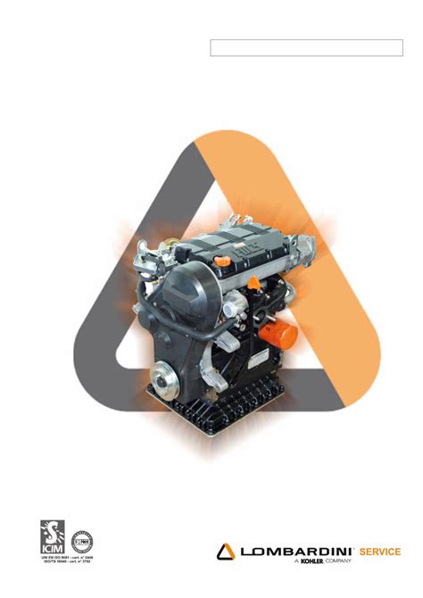 Full Download Lombardini Focs Series Engine Service Repair Workshop Manual 