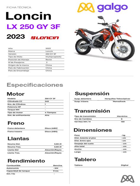 Loncin 250 Manual