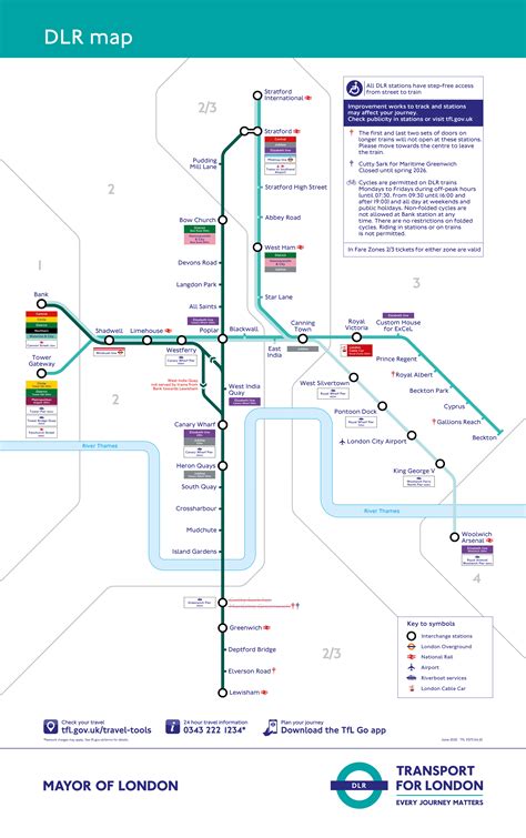 London Dlr Rail Map