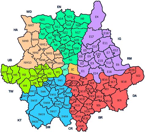 London Gb Postal Code