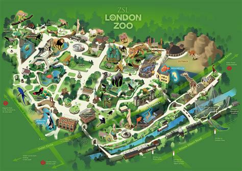 London Zoo Map