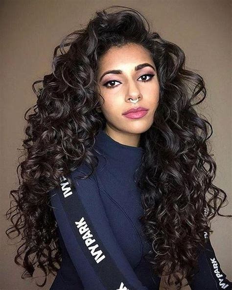 long black curly hair wig